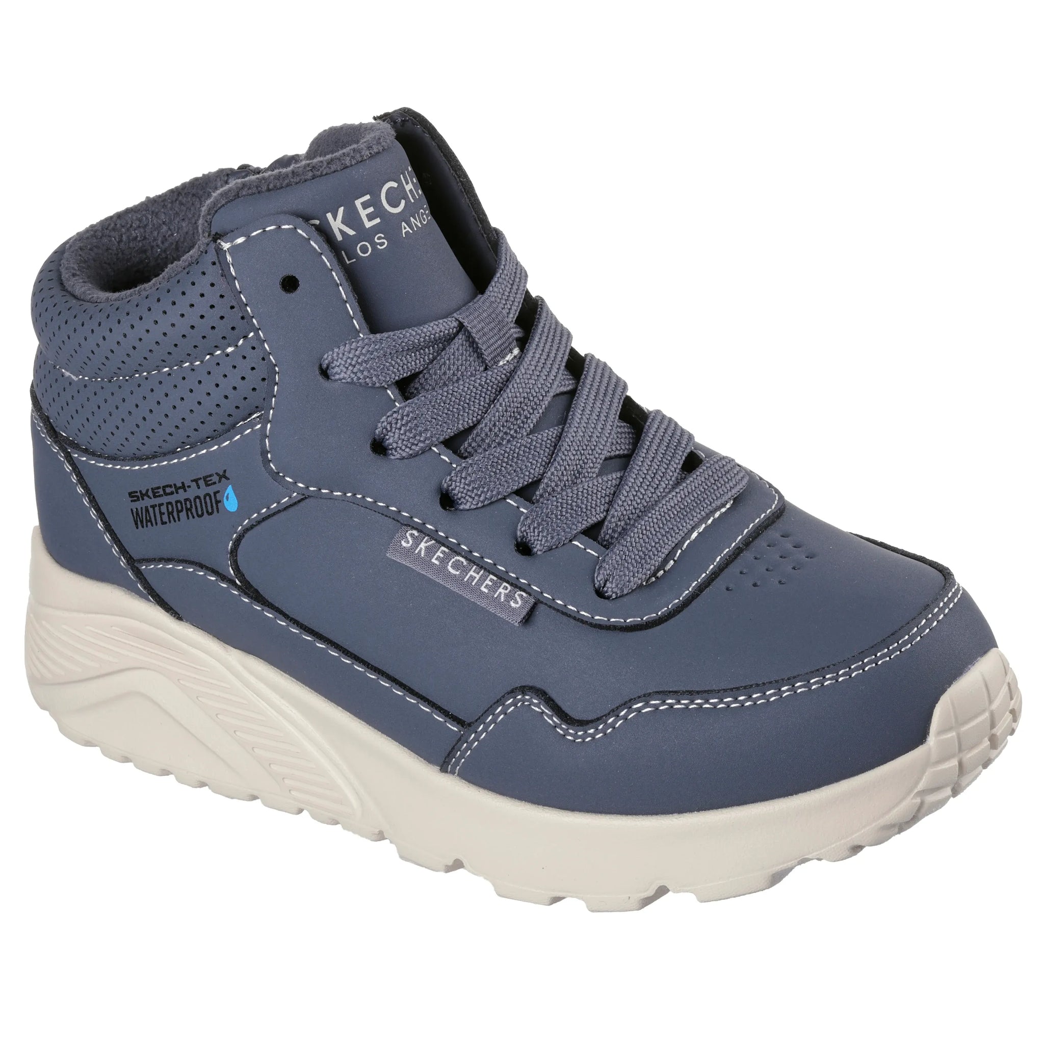 Skechers Boys Boot Uno Lite-Aqua Ave Charcoal