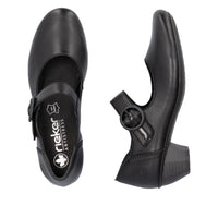 Riker Womens Shoe 41756-00 Black/Black