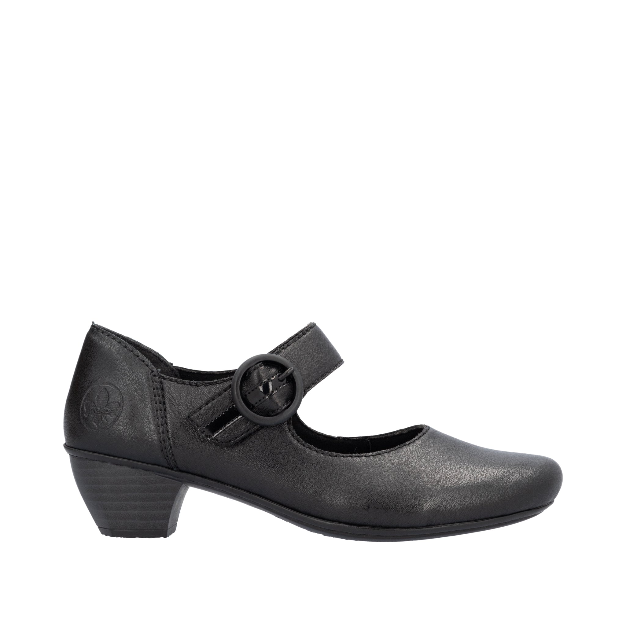 Riker Womens Shoe 41756-00 Black/Black