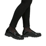 Rieker women's black slip-on shoe