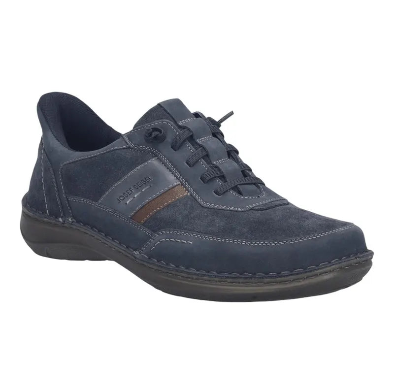 Josef Seibel Mens New Anvers 26 Shoe Indigo-Kombi