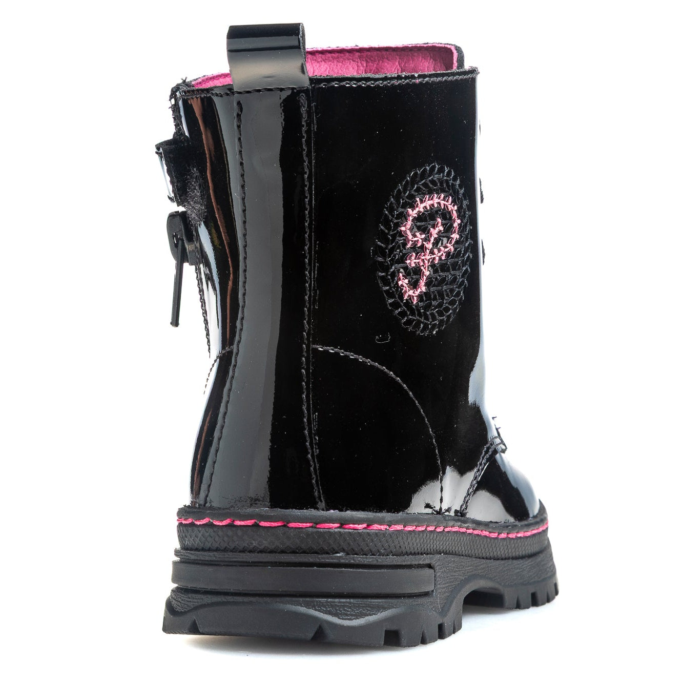 Pablosky Girls Boot 453519 Black Patent