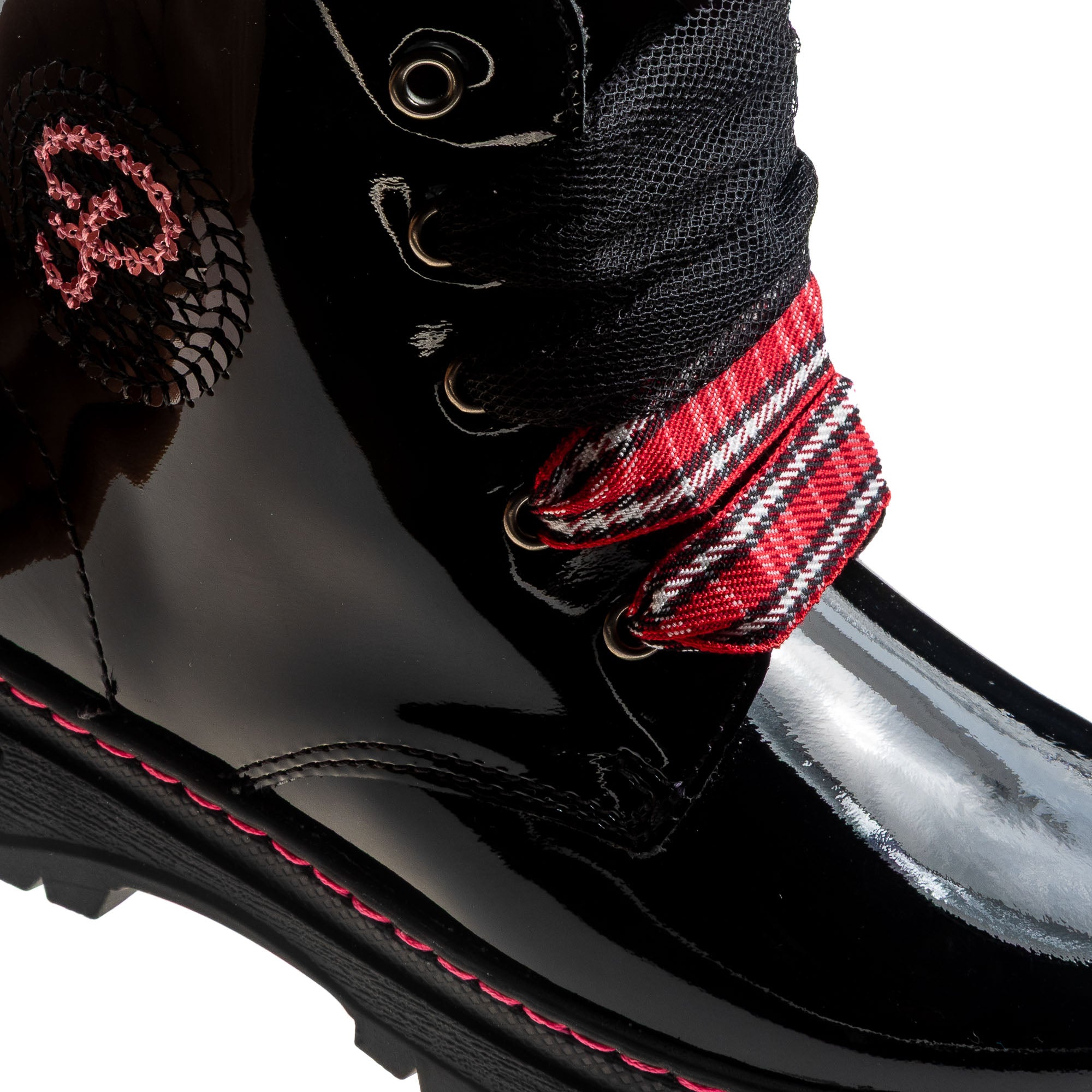 Pablosky Girls Boot 453519 Black Patent