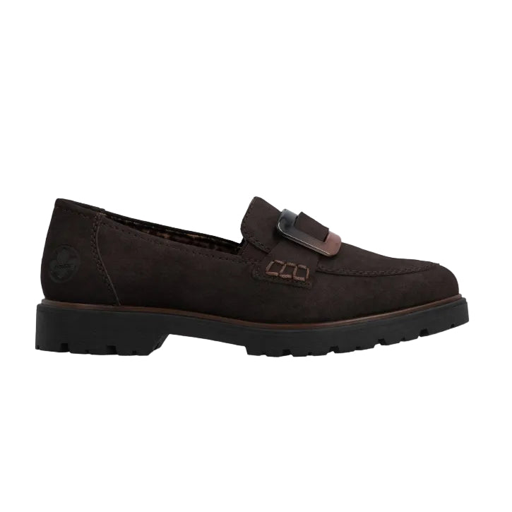 Rieker Womens Loafer 45553 Brown