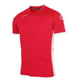 Stanno women's white and red mesh t-shirt