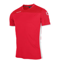 Stanno kids' white and red mesh t-shirt