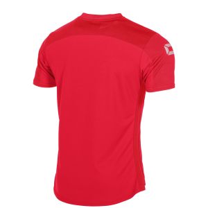 Stanno women's white and red mesh t-shirt