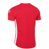 Stanno women's white and red mesh t-shirt