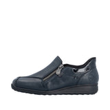 Rieker Womens Shoe 47267-14 Navy