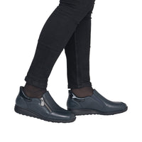 Rieker Womens Shoe 47267-14 Navy