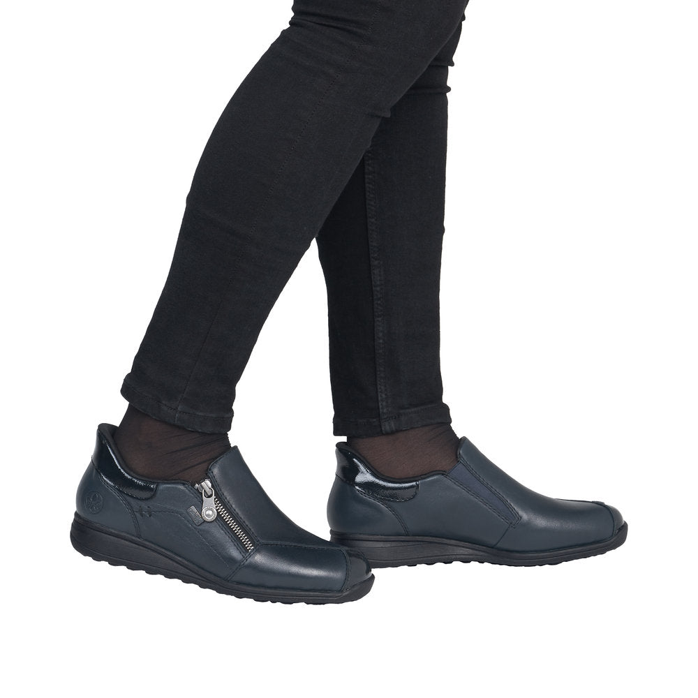 Rieker Womens Shoe 47267-14 Navy