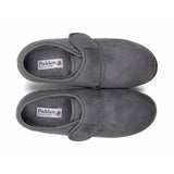 Padders Mens Slippers Harry Dark Grey