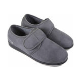 Padders Mens Slippers Harry Dark Grey
