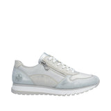 Rieker Womens Trainer 49003-91 Silver/Platinum