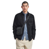 Barbour International unisex black bag with zip