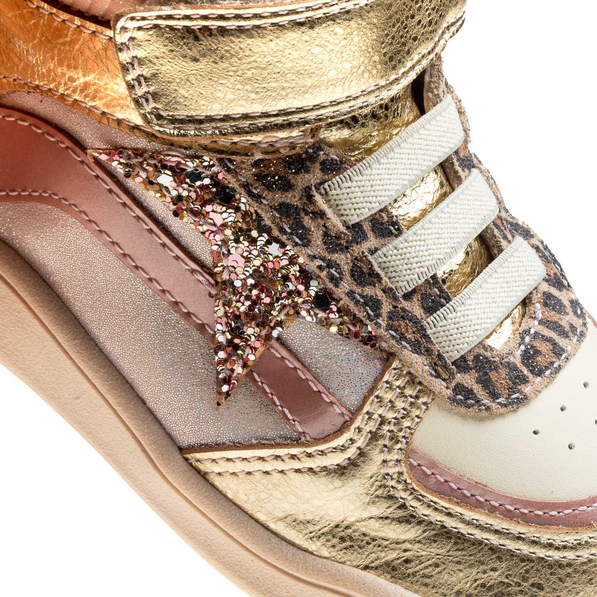 Pablosky Girls Boot 522881 Gold/Pink