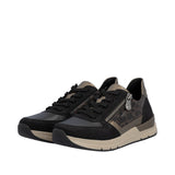 Rieker Womens Trainer 58902-91 Black Combi