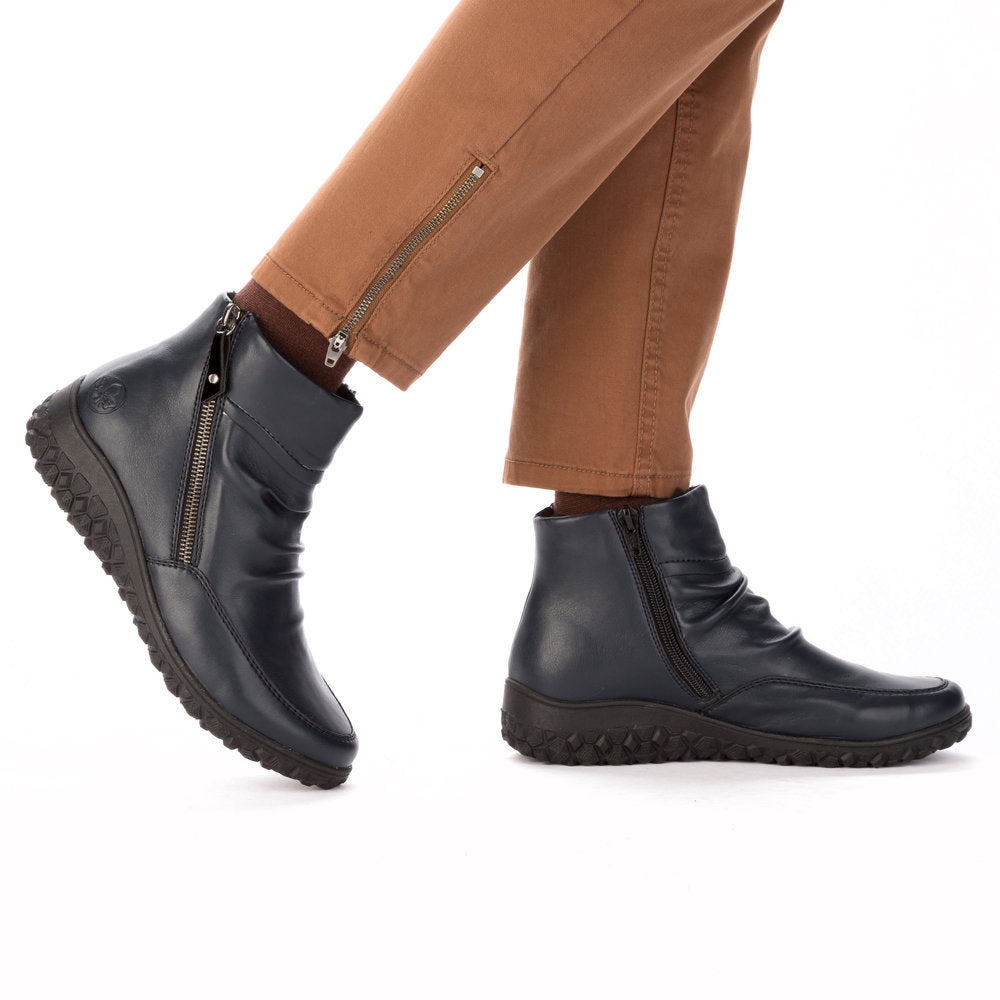 Rieker Womens Ankle Boot 59585 Navy