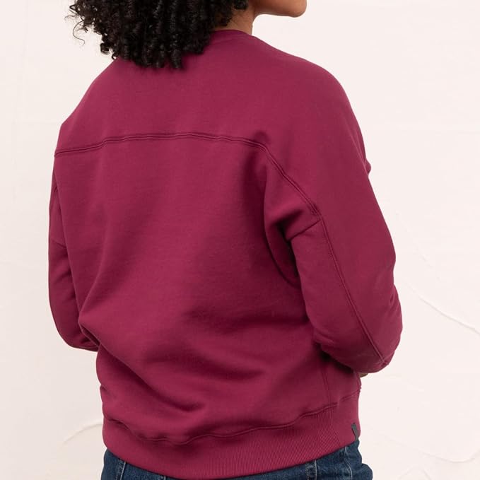 Lighthouse women's Rowan sweatshirt in berry