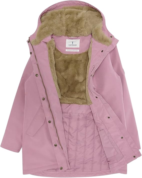 Lighthouse women's Scarlet coat in wild rose pink