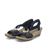 Rieker Womens Sandal 62451-14 Blue