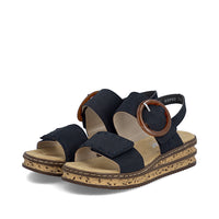 Rieker Womens Sandal 62950-14 Blue