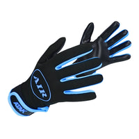 Atak kids' black and blue gloves