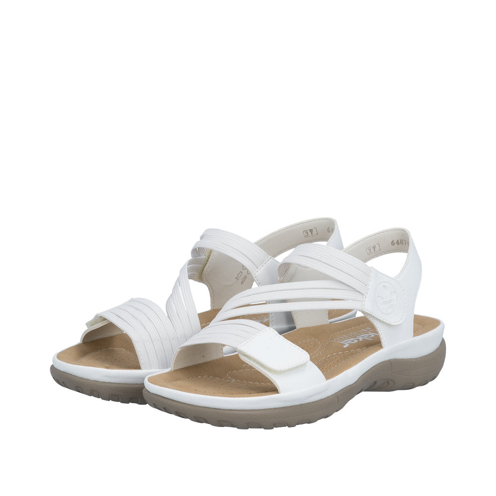 Rieker Womens Sandal 64870-81 White