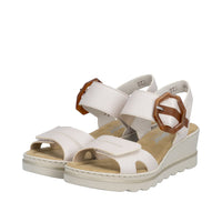 Rieker Womens Sandal 67476-91 Metallic