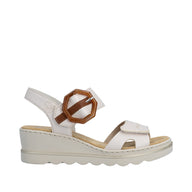 Rieker Womens Sandal 67476-91 Metallic