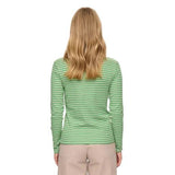Numph Womens Numelany LS Blouse Vibrant Green