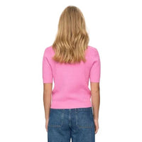 Numph Womens Nualette Polo Fuchsia Pink