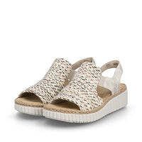 Rieker Womens Sandal 69276-60 Beige