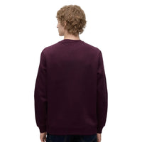 Tommy Jeans Mens Regular Flag Crew Sweatshirt Calypso Berry
