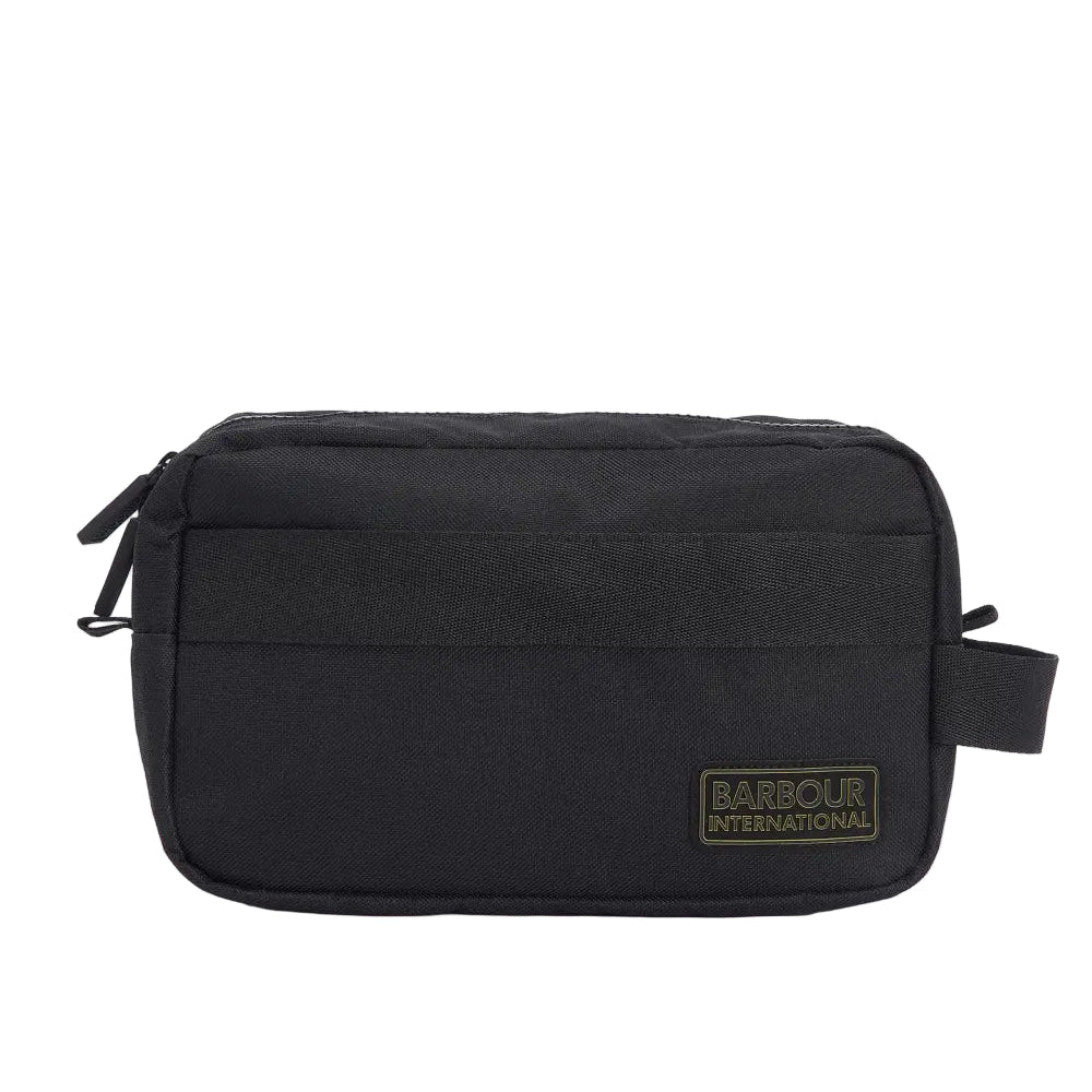 Barbour International Mens Washbag Knockhill Essential Black