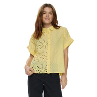Numph Womens Nupalma Sleeveless Shirt Popcorn