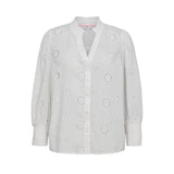 Numph Womens Nusammy Shirt Bright White