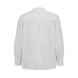Numph Womens Nusammy Shirt Bright White