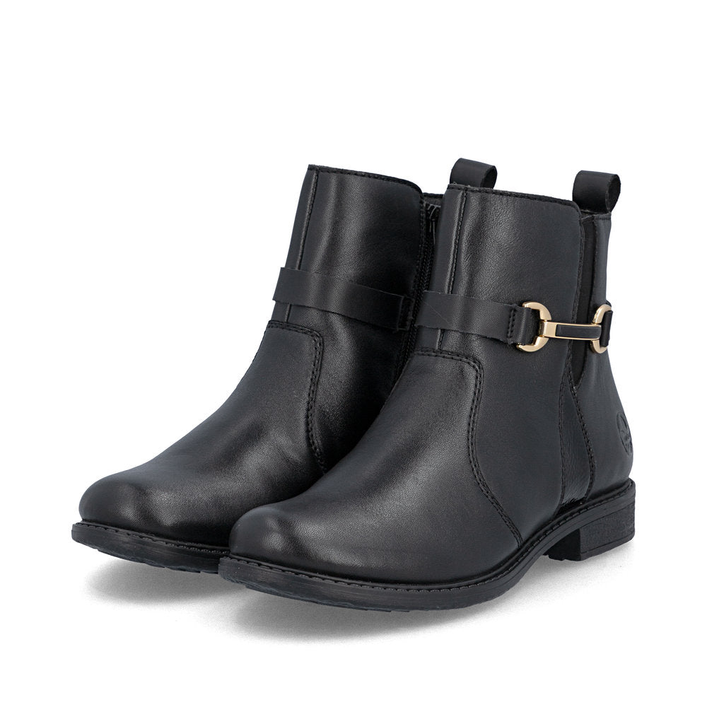 Rieker Womens Boot 74856-00 Black