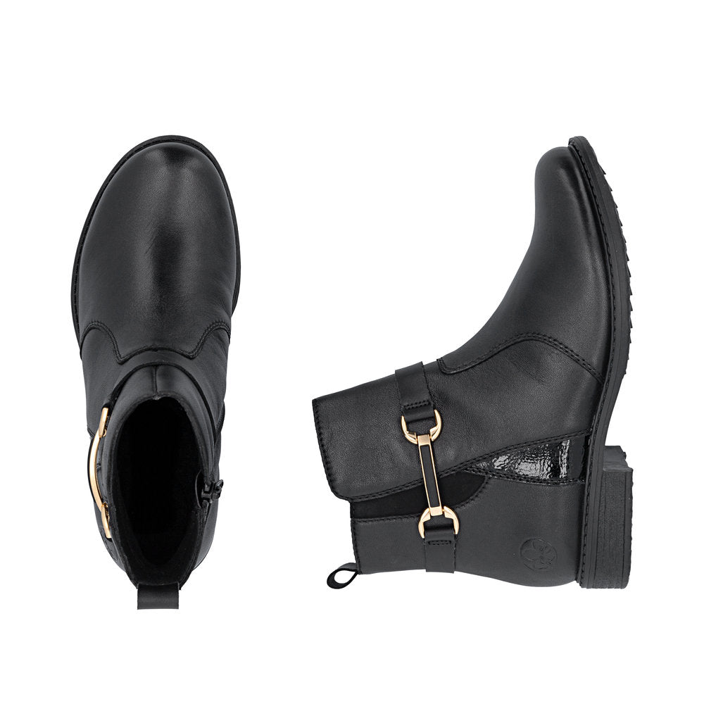 Rieker Womens Boot 74856-00 Black