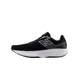 New Balance men's black mesh lace-up trainer