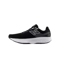 New Balance men's black mesh lace-up trainer