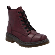 Rieker Womens Biker Boot 78202-35 Wine