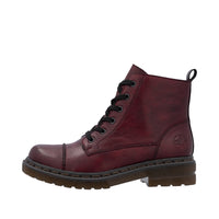 Rieker Womens Biker Boot 78202-35 Wine