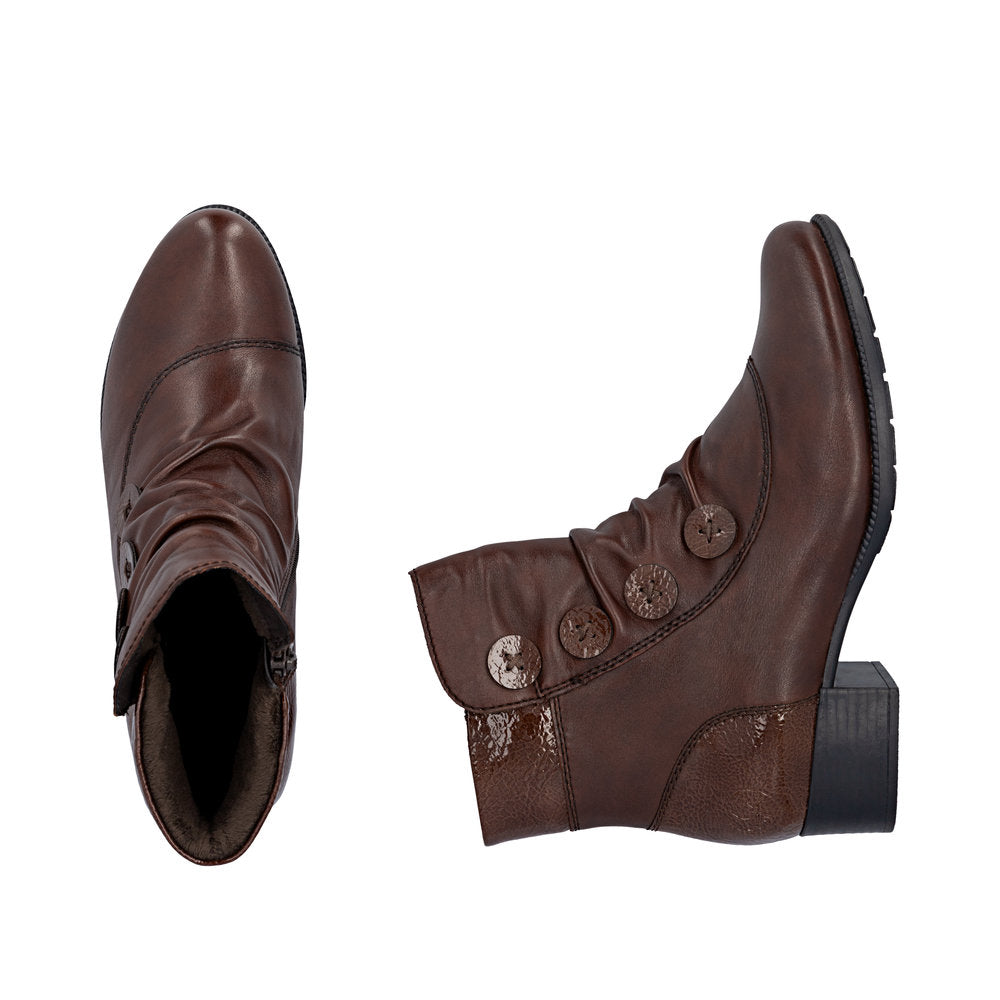 Rieker Womens Boot 78659-23 Brown