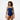 Speedo Womens Swimsuit Luna Lustre Printed Navy/Blue