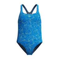 Speedo Girls Swimsuit HyperBoom Allover Medalist Blue