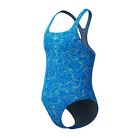Speedo Girls Swimsuit HyperBoom Allover Medalist Blue