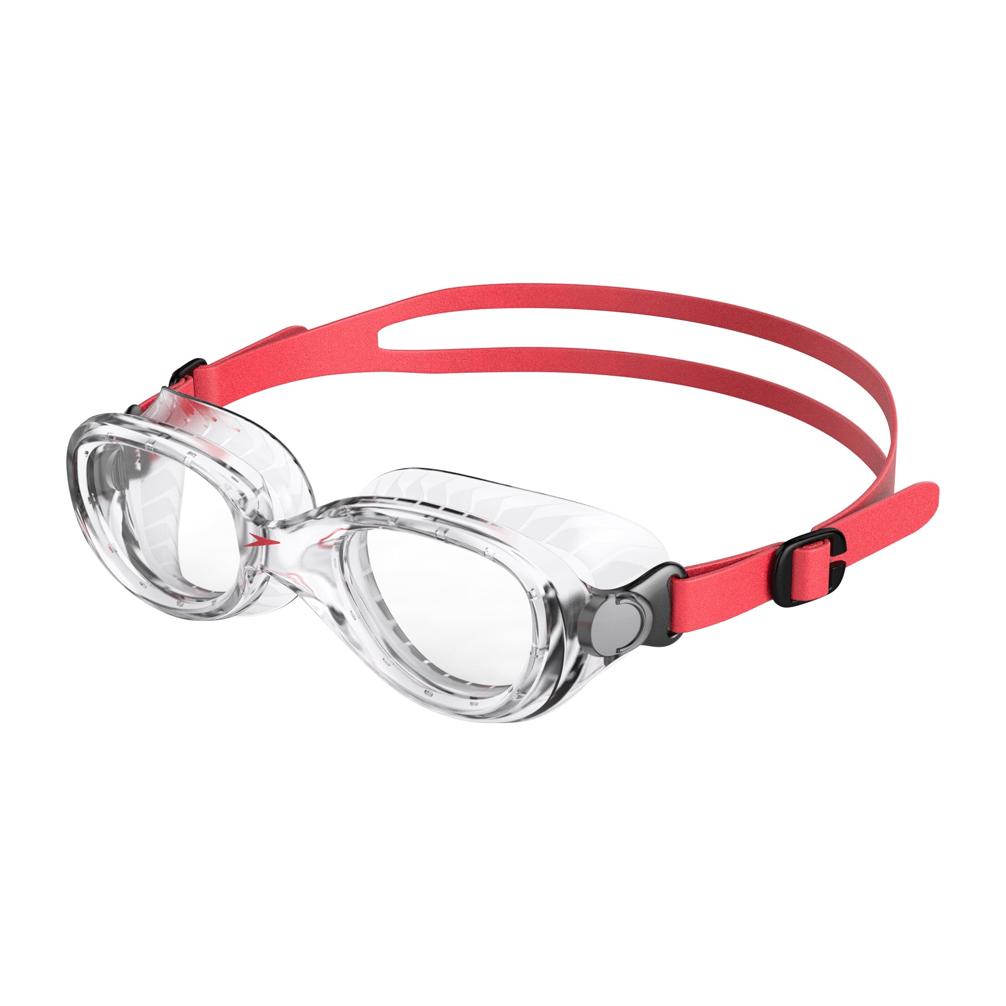 Speedo Junior Swimming Goggles Futura Classic Red/Clear