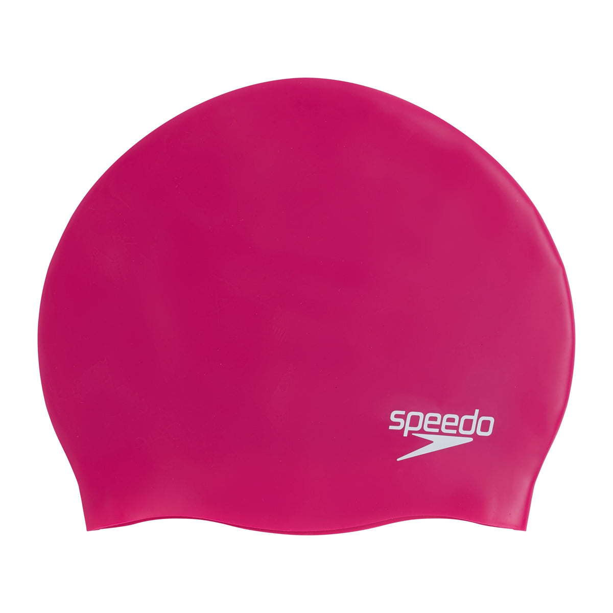 Speedo Unisex Plain Moulded Silicone Cap Pink